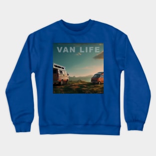 Van Life Camper RV Outdoors in Nature Crewneck Sweatshirt